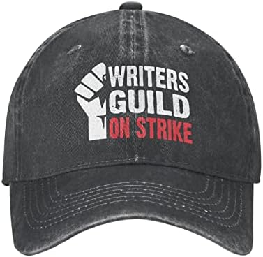 Writers Guild of America On Strike Anti Ai Chatbots WGA Dad Hat Hat 90s Cap Unissex Walking Hat