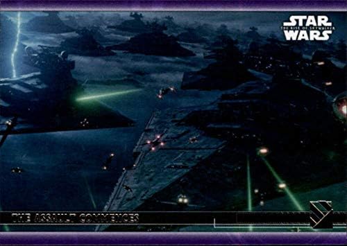 2020 Topps Star Wars The Rise of Skywalker Série 2 Purple 68 O Assault Comences Trading Card