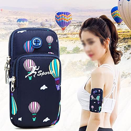 Zhuhw saco de corrida capa esportiva ao ar livre bolsa de celular bolsa de bolsa de banda de faixa de faixa de fitness zíper