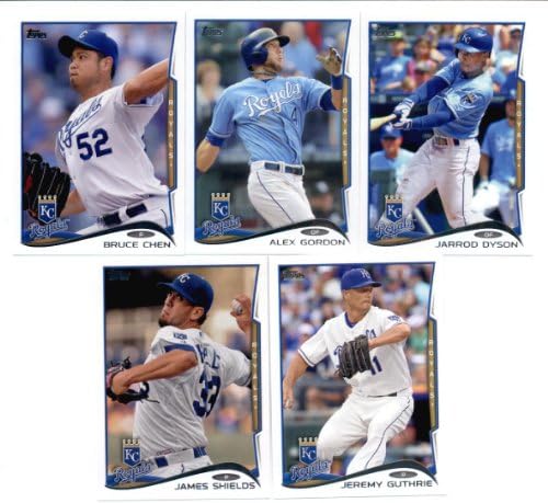 2014 Topps Series 1 Baseball Cards Kansas City Royals Team Set