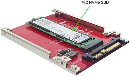 ABLECONN IU2 -M2132 M.2 para U.2 Adaptador - Transforme M.2 NVME SSD em 2,5 Drive for U.2 Host Interface
