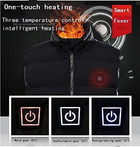 O novo aquecimento inteligente sub -camiseta de roupa de aquecimento masculino de camiseta de camisa de aquecimento de roupas de colete
