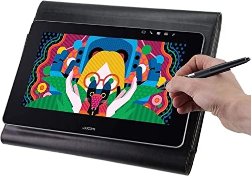 Broonel Leather Graphics Tablet Folio Case-Compatível com Wacom CTH-690CK-S