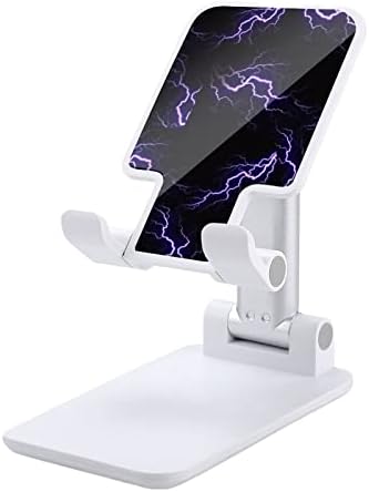 Purple Thunder Cell Phone Stand ajustável comprimido dobrável comprimido acessórios para suporte de telefone