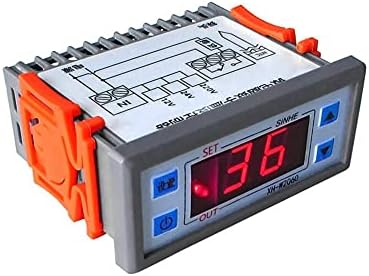 Controlador de temperatura digital incorporado Uncaso 12V 24V 220V Gabinete de armazenamento a frio Termostato Controle de temperatura