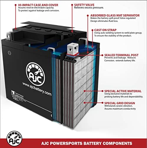 Power Max GTX4L -BS PowerSports Substituição Bateria - esta é uma substituição da marca AJC