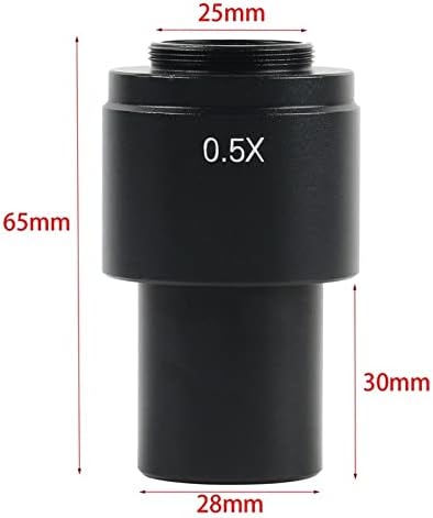Kit de acessórios para microscópio para adultos 0,35x 0,5x 1x Lente Zoom C Lente adaptador de montagem para 10a 0,7x ~ 4,5x câmera