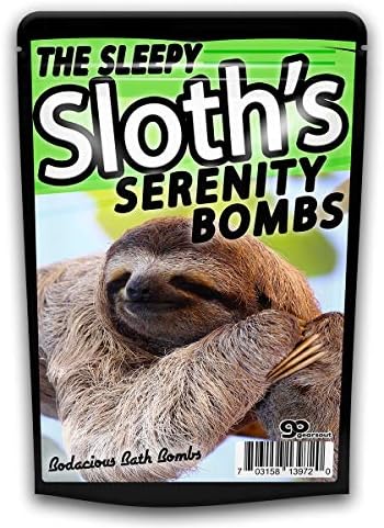 Sleepy Sloth's Serenity Bombs Xl Banho Bolas Fizers Cool Banho para Crianças Estocando Stufistas Para Adolescentes Novidade Gags