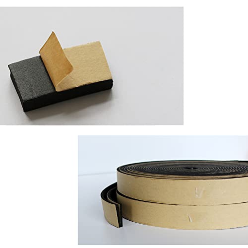 Tira de esponja de borracha autoadesiva de 10 metros, 3 mm de espessura e 30 mm de largura usada para vários equipamentos