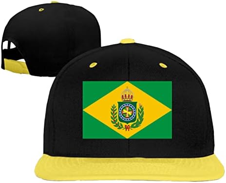 Bandeira do Império do Brasil Hip Cap Hat Hat Boys Girls Bicycle Cap Chapéus de beisebol