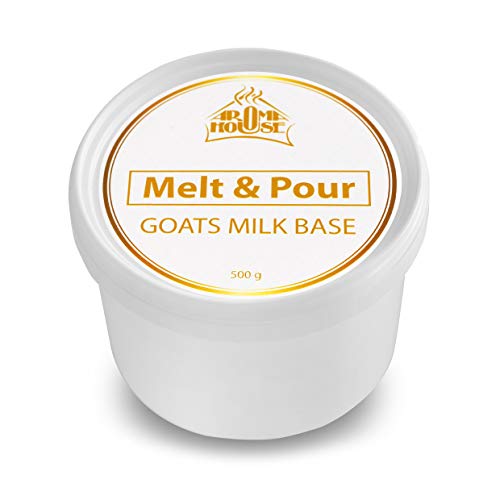 Base de sabão de leite de cabra aromatika 17,5 oz - Base de sabão de leite de cabra para fabricação de sabão - para todos