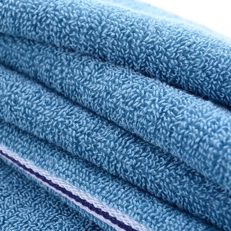 Toalha de banho de algodão Miaohy Conjunto de toalhas absorventes cinza Presente de cor sólida macia 35 x 75 toalhas de mão de face