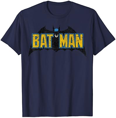 DC Comics Batman T-shirt de Text Vintage Text T-Shirt