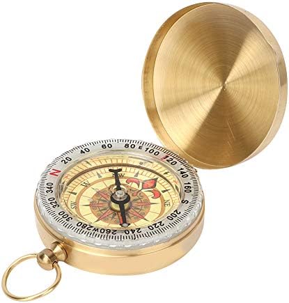 Demeras Compass Sovenir Gift, Survival Compass vintage para ao ar livre