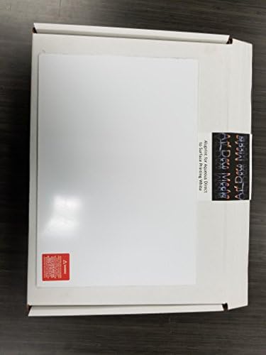 Placa de alumínio ArtDeco para aquosidade de impressão direta a superfície fosco branco em 12 x15 pacote de 5
