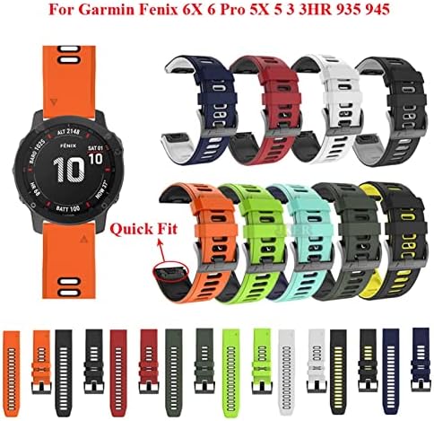 Nanwn Raple Watch Band Strap para Garmin Fenix ​​7 7x 6x Pro Watch EasyFit Wrist Band para Fenix ​​6 Pro para Garmin Fenix