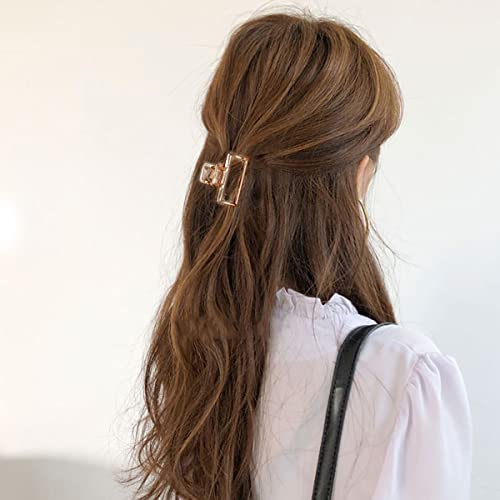 Clipes de cabelo de ouro mini clipes de garra não deslizantes Clipe de metal Acessórios para cabelos da moda de moda Perfeitos