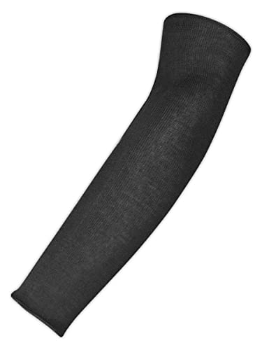Magid BKEVCOT16 Cutmaster Kevlar/Cotton Blended Knit Sleeve, 16 , Black