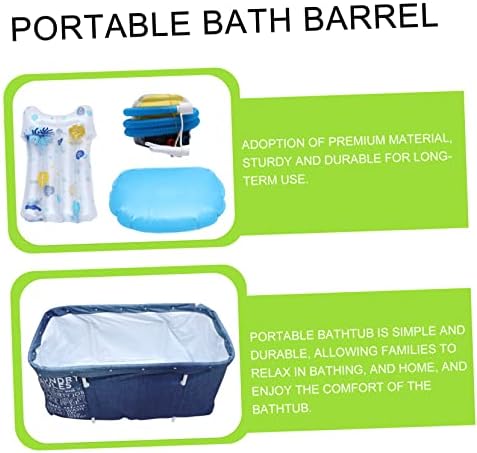 Esquetado 1 conjunto de banheira adulta banheira de banheira infantil banheira portátil banheira de bebê banheira livre para bebês