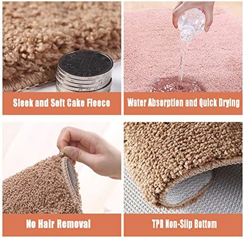 Zhang não deslizamento absorvente tapetes de banho de luxo, barpet de máquina de fibra de fibra superfina-campan