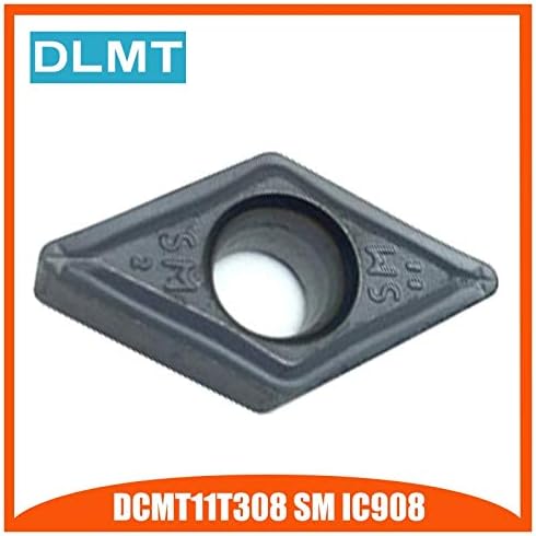 FINCOS DCMT11T308 SM IC908 10PCS Turning Externing Turns Tools DCMT 11T308 Inserir carboneto Cutter Tokarnyy Turnyy