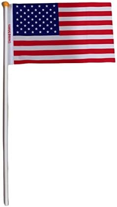 Todas as bandeiras americanas de plástico do Keeper com tamanho de manga 5,90 x 10,23