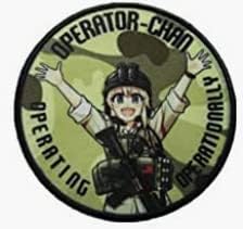 Operador-chan feminino Griffin Kryuger 404 Tactical Brand Patches Patches Badges Moral Tactics Militar