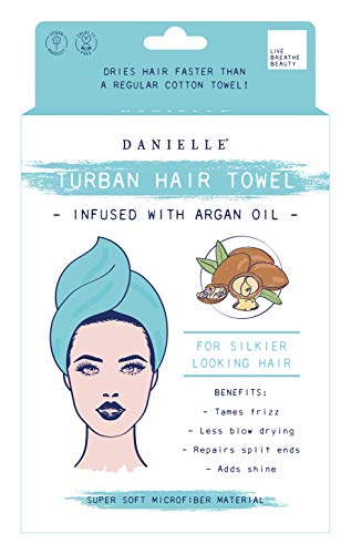 Estudio Óleo de ceratina seca Infundido com o cabelo de turbante Toalha de turbante Deca de óleo de argan seco