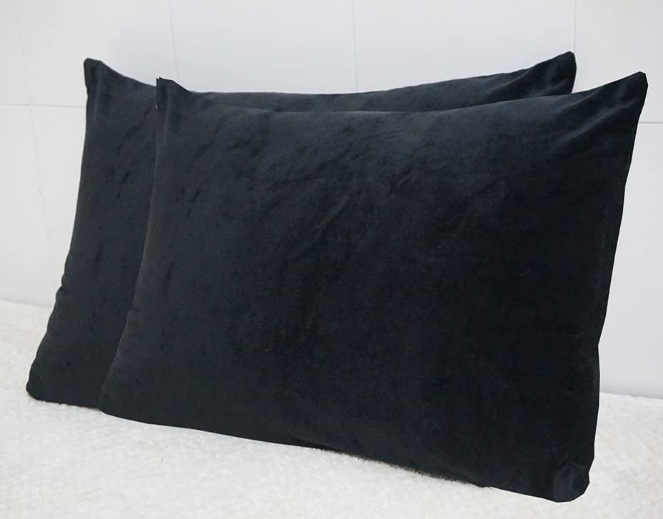 travesseiros padrão de veludo uwkcy fronhas com zíper escondido, macio e aconchegante e com zíper, tampas de travesseiro de flanela