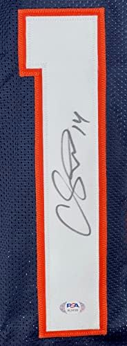 Courtland Sutton autografado assinado Jersey NFL Denver Broncos PSA COA
