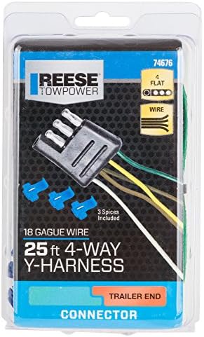 Reese TowPower 74676 25 '4-Way Wishbone Trailer Connector Kit