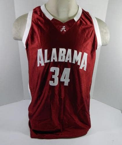 Os anos 2000 Alabama Crimson Tide Leigh Papisan 34 Game usado Jersey Red 48 DP33842 - jogo da faculdade usado
