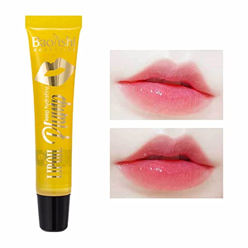 Xiahium Lip Gloss Kids for Girls 1-8 Transparente Gradual Lip Oil hidratante e hidratante Novo colorido Longo d'água Lipstick