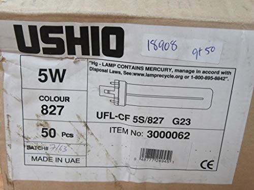 USHIO UFL-CF 5S/827 G23 Bulbo fluorescente compacto 3000062