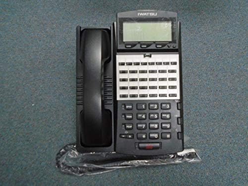 IWATSU ADIX IX-12IPKTD-E 104290 24 Chave Botão IP Voip Exibir Telefone preto A