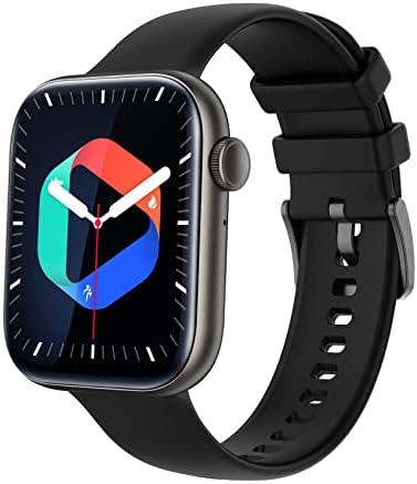 Qonioi smartwatch que pode chamar e enviar texto, 1,8 HD Treching Screen Scret Smart Watch Resposta Chamadas compatíveis
