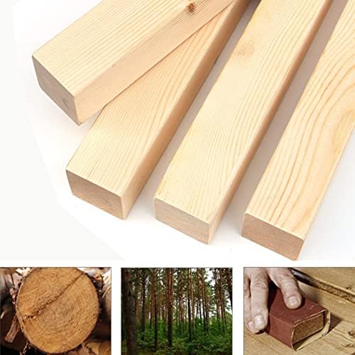 Hastes de madeira inacabada de Lvldawa, hastes de dobra de madeira fáceis de diy, haste de passador de madeira natural