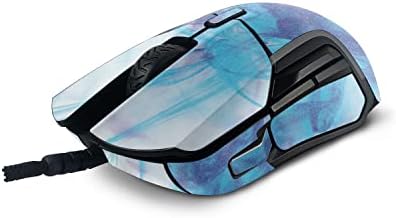 Mightyskins Glitter Glitter Compatível com SteelSeries Rival 5 Mouse de jogos - Vapor de tinta | Acabamento de brilho protetor