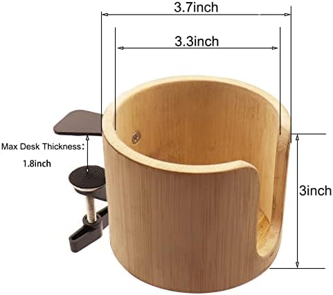 Porta de xícara de mesa, suporte de copo anti-lampe para mesa, mesa de barra de ponta do porta