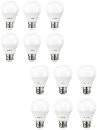 Linkind 60W equivalente, lâmpadas LED A19 Lâmpadas diurnas 5000k, lâmpadas não adquiríveis e lâmpadas diminuídas