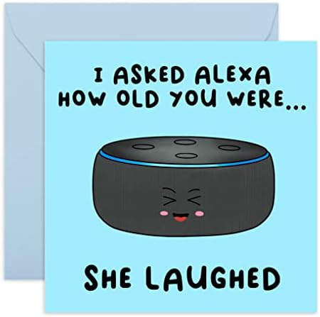Central 23 Cartões de aniversário engraçados para homens - cartão de aniversário Alexa - cartões de aniversário