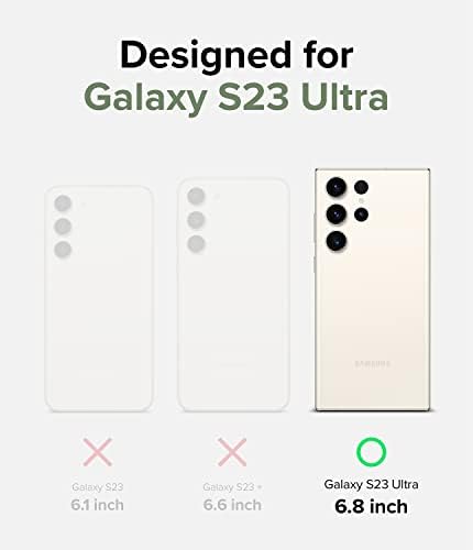 Ringke Fusion [Anti -Fingerprint] Compatível com o caso Samsung Galaxy S23 Ultra 5G, Protetora resistente à prova de choques TPU
