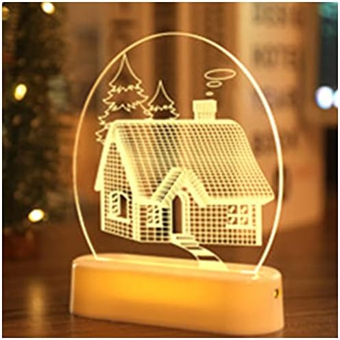 Luz LED de Natal delicada Adicione ótima vibração de Natal para decoração plana do dormitório