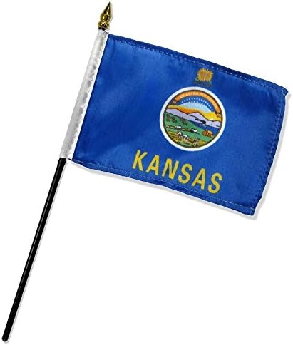 RFCO Kansas 4 x6 bandeira de bastão