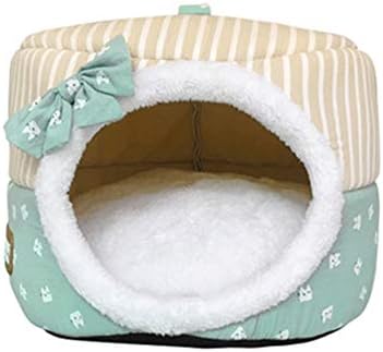 N / C Caverna da cama de gato de pet-gato, reclinável de material, resistente à sujeira, segurança anti-mordida, proteção