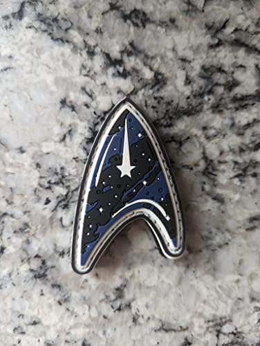 Star Trek Delta Shield PVC Moral Patch com apoio de gancho