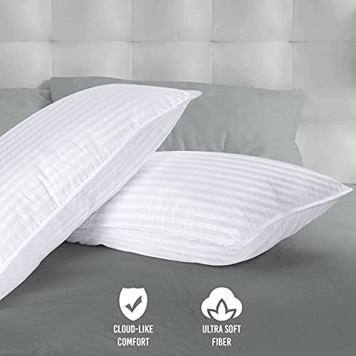 Utopia Bedding Bed Almofadas para dormir 2pk Queen e 2pk King