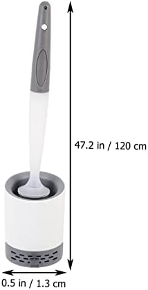 Escova de vaso sanitário zerodeko e suporte do vaso sanitário pincel de tanque de higiene longa Tool da ferramenta