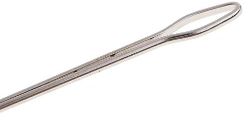 2 peças Bodkin agulhas encadeador tweezers inserir fita elástica fácil inserção em ferramentas de costura de carcaças