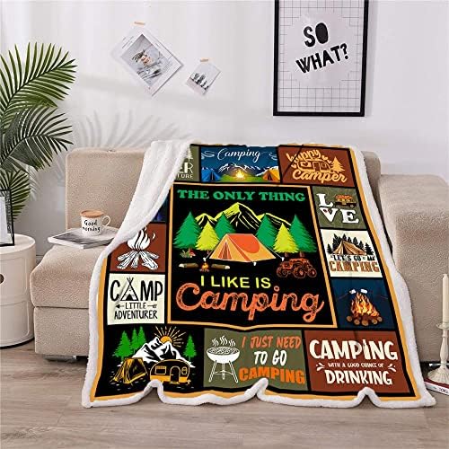 Juirnost Camping Gifts Camping Cobertors Melhores presentes para proprietários de trailers felizes Camper Camper